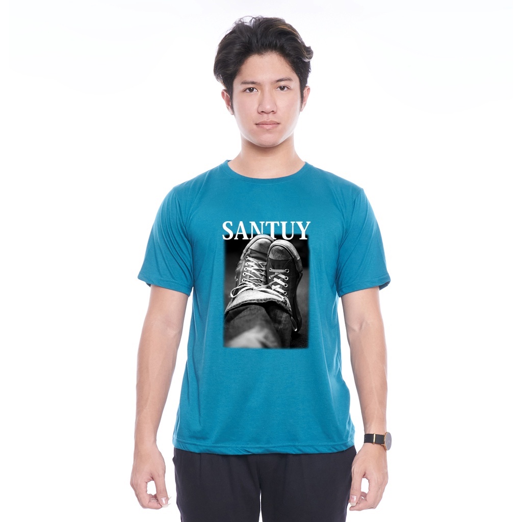 Kaos Oblong Pendek Gambar Santuy