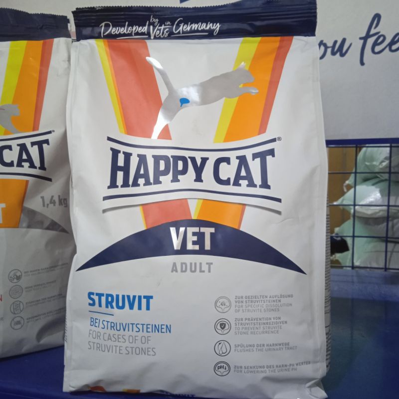 Happy Cat Vet Struvit Urinary Dry Food Makanan Kucing Freshpack 1kg