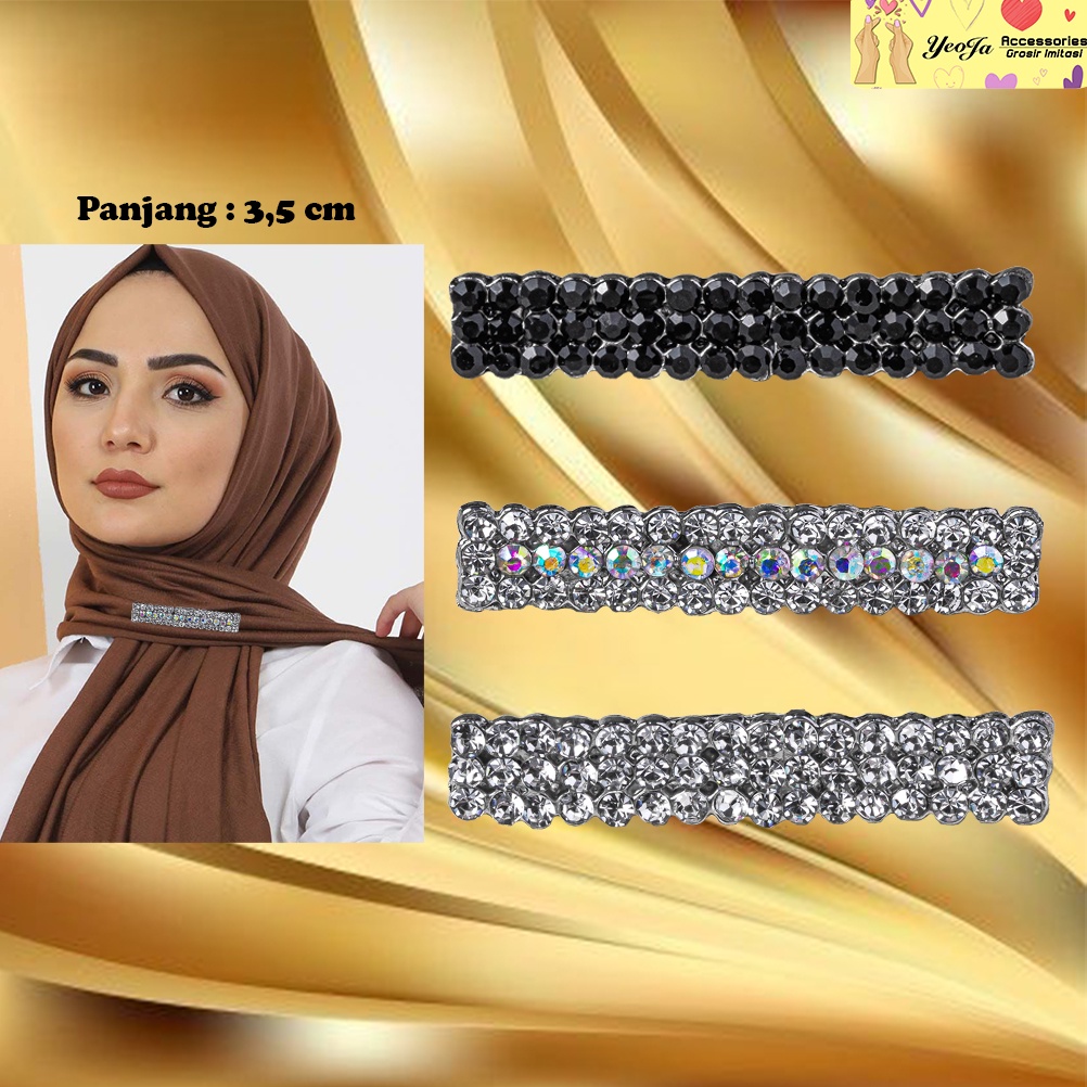 Bros Malaysia / hijab / pashmina / kebaya / model panjang 4,5 cm ( C 3106 )