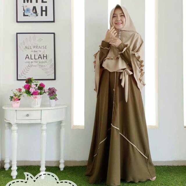 Gamis Set Syar'i aku Karissa