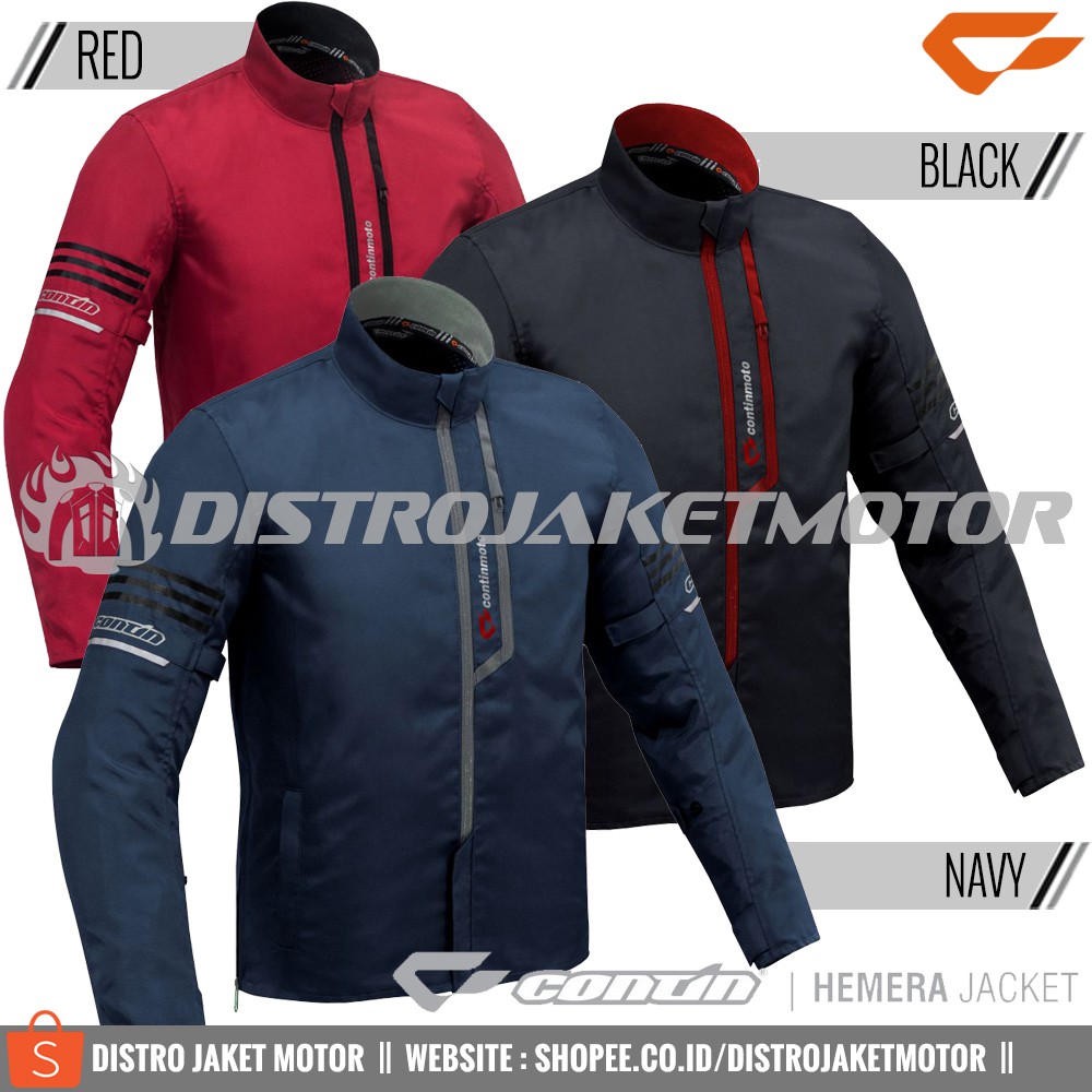 Jaket Motor Harian Contin Provoke Hitam Shopee Indonesia