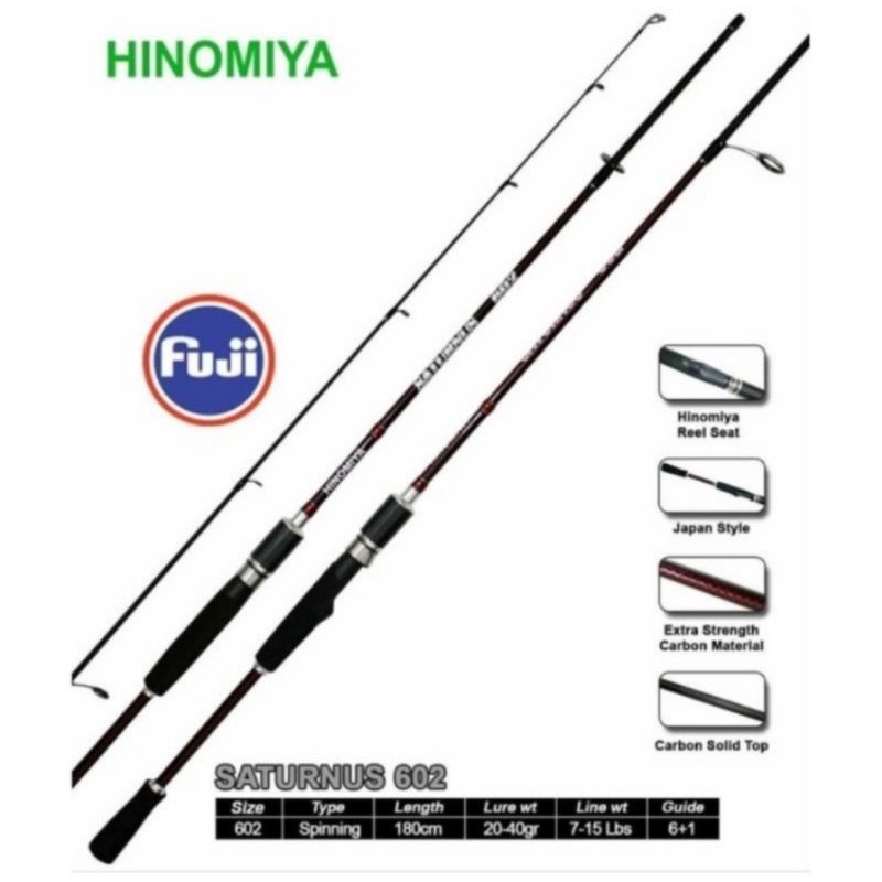 joran hinomiya saturnus 602 180cm
