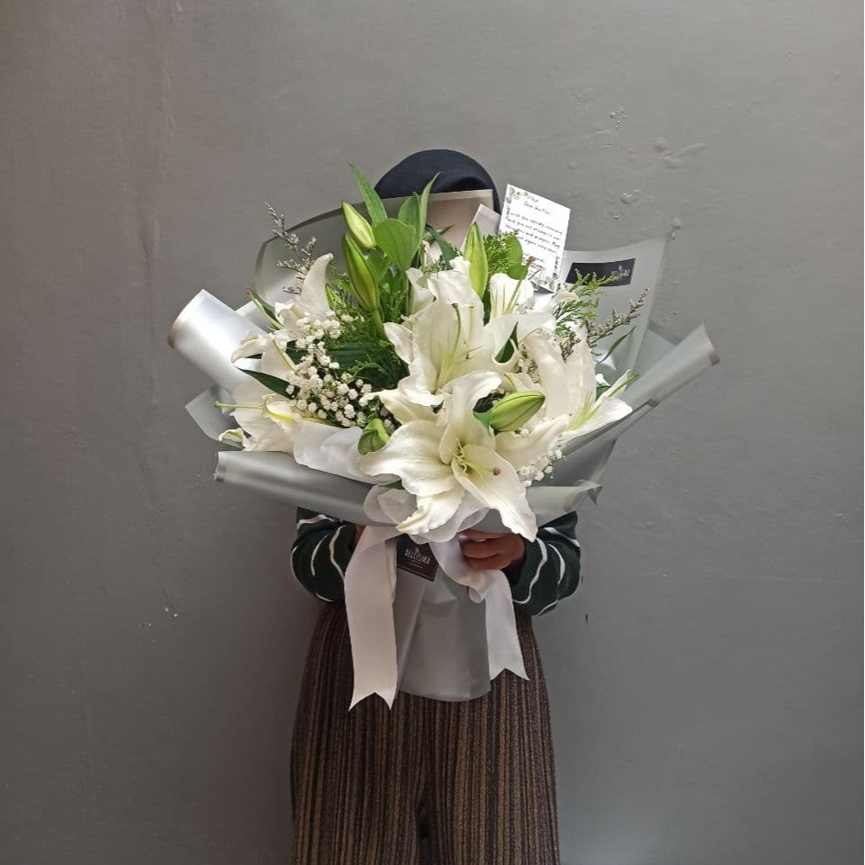 BUKET BUNGA LILY KHUSUS HARI IBU - BELLISIMA FLORIST BOGOR