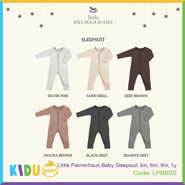 Little Palmerhaus Sleepsuit Baju Tidur Bayi Baju Tidur Anak Anti Ribet Kidu Baby