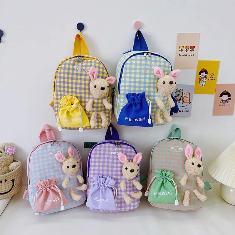 Ransel Backpack - Tas Ransel Anak Karakter Tas Boneka tas sekolah Anak Tas Bayi Balita Tas Punggung Anak Tas Anak perempuan Tas Boneka