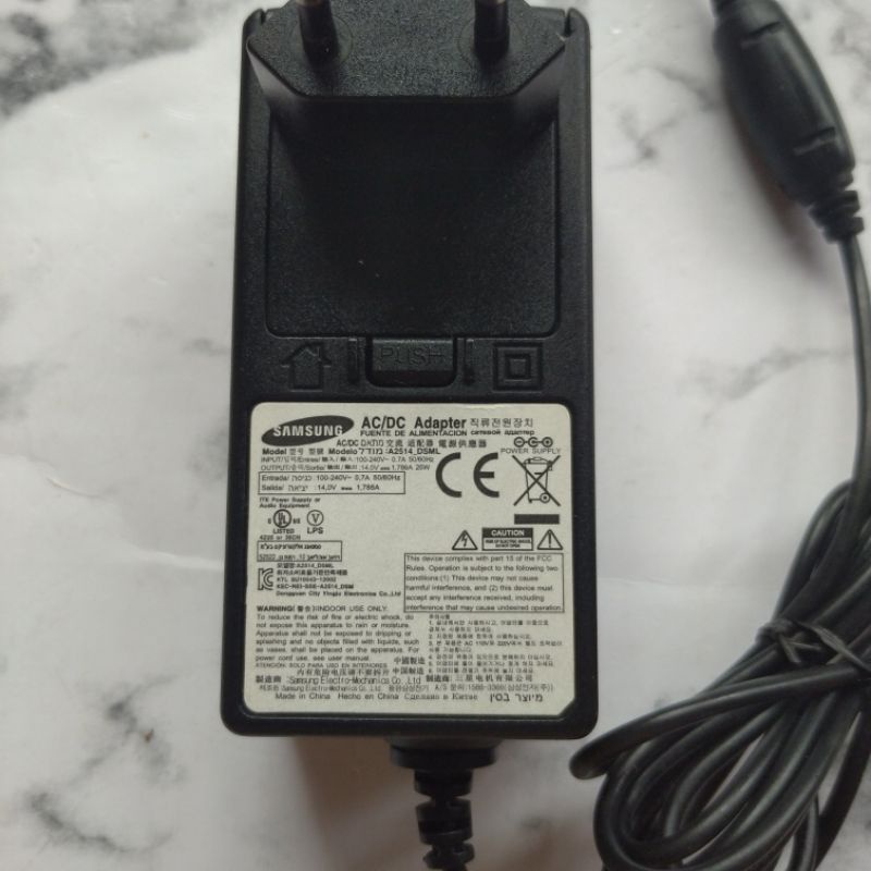 RB22 AC/DC ADAPTER MONITOR LCD/LED SAMSUNG 14 V 1.78A