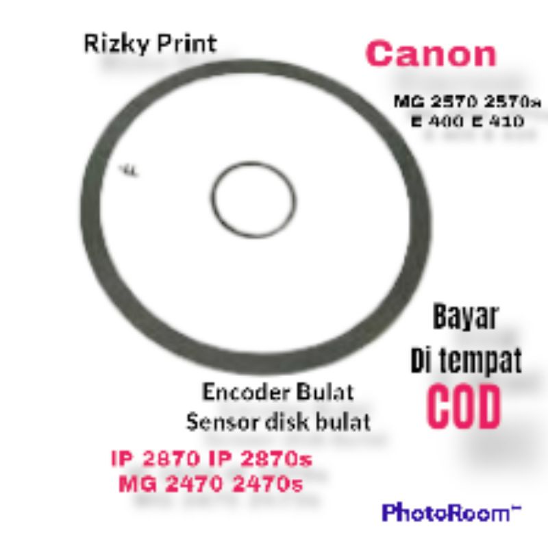 Encoder Bulat Encoder Timing Disk Printer Canon MG 2570 mg 2570s E 400 E 410 IP 2870 IP 2870s Origin