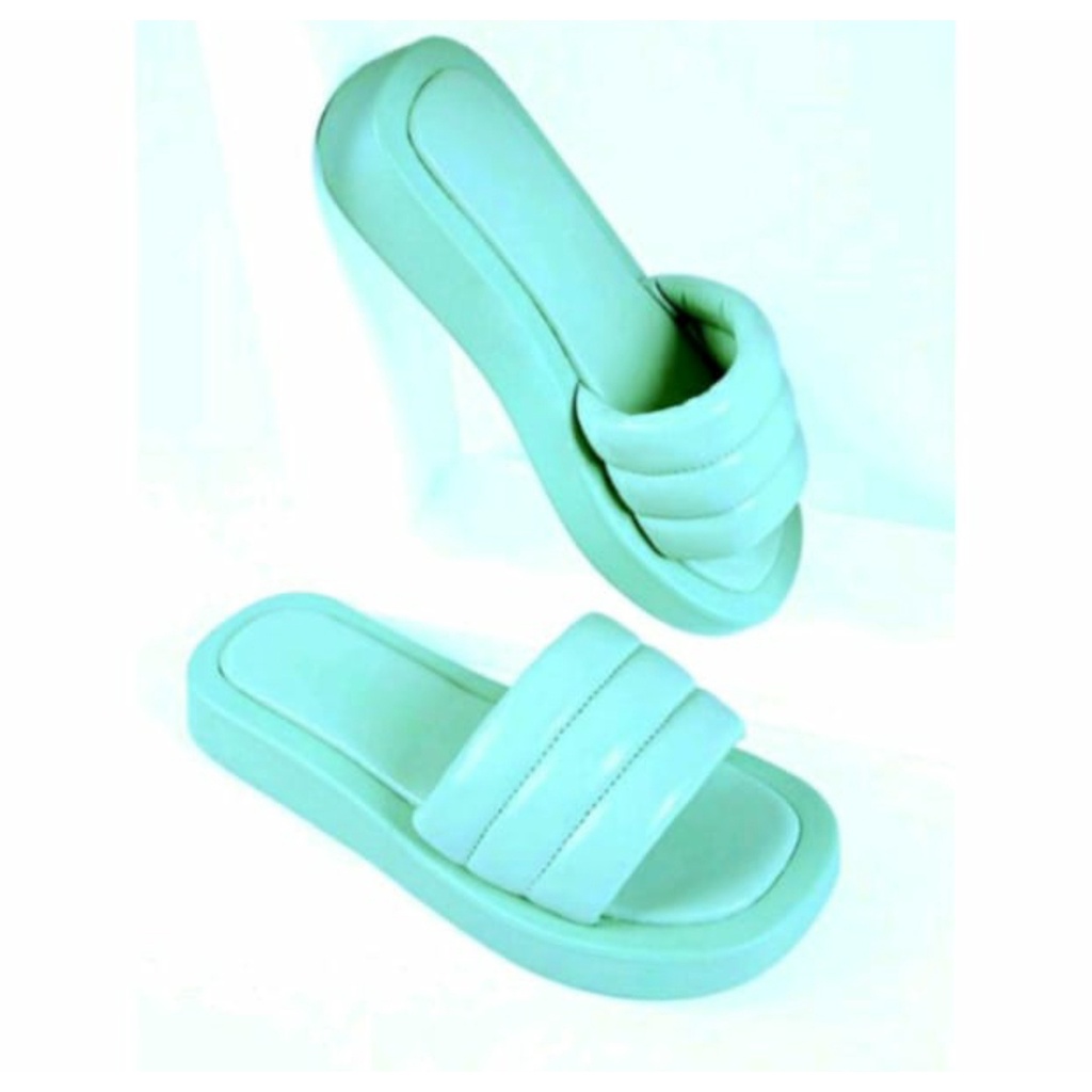 Sandal Kokop Wanita Flatfoam /sandal kekinian/NB 07