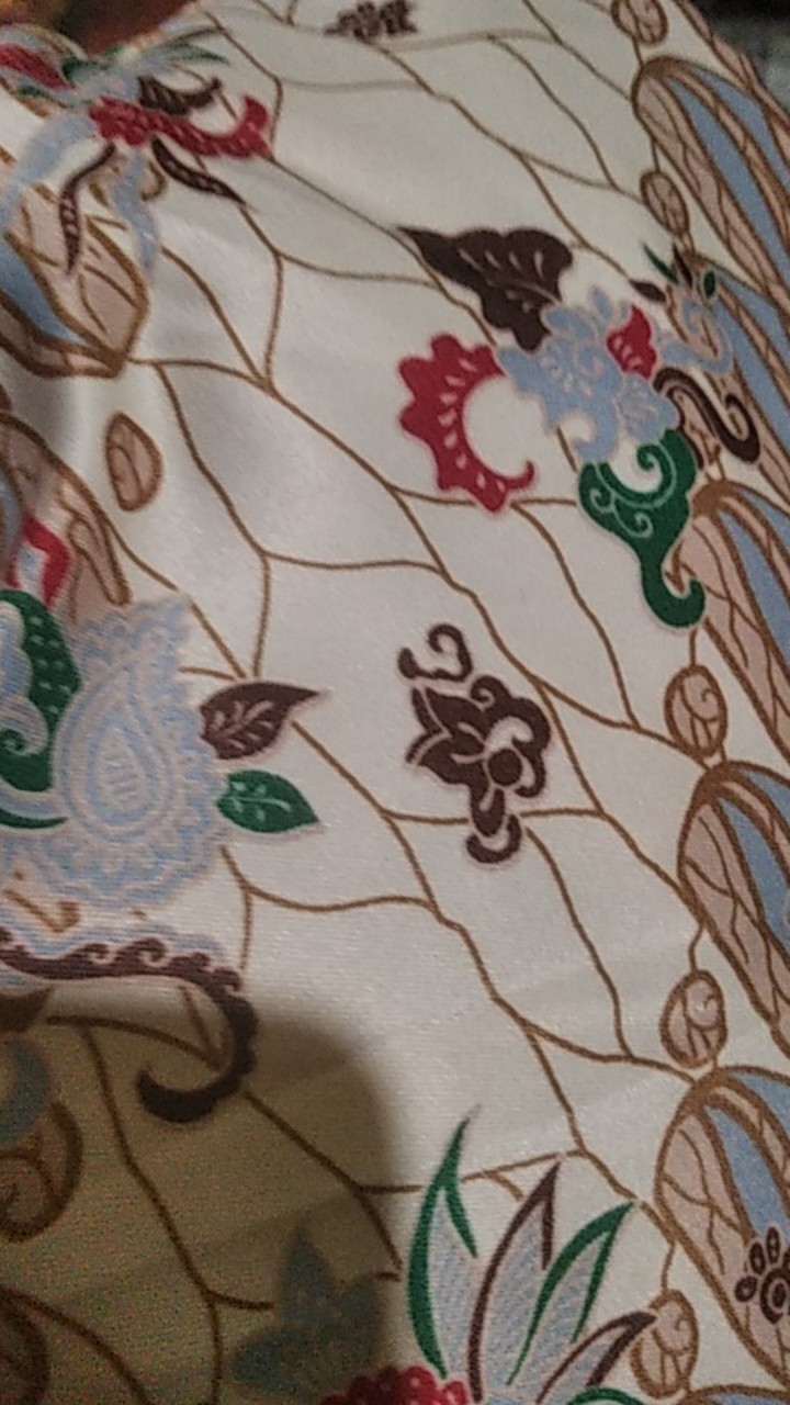 Daliyu Rok Remple Motif Batik Karet Pinggang Siap Pakai / M-l Xl-xxl