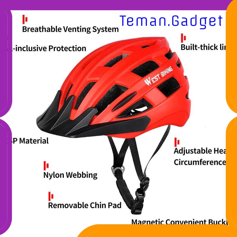 TG-IB677 WEST BIKING HELM SEPEDA CYCLING BIKE HELMET - TK-YP07