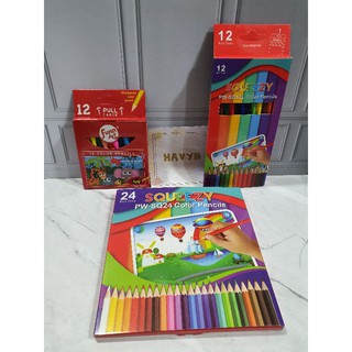 pensil warna murah/color pencils 12warna dan 24warna