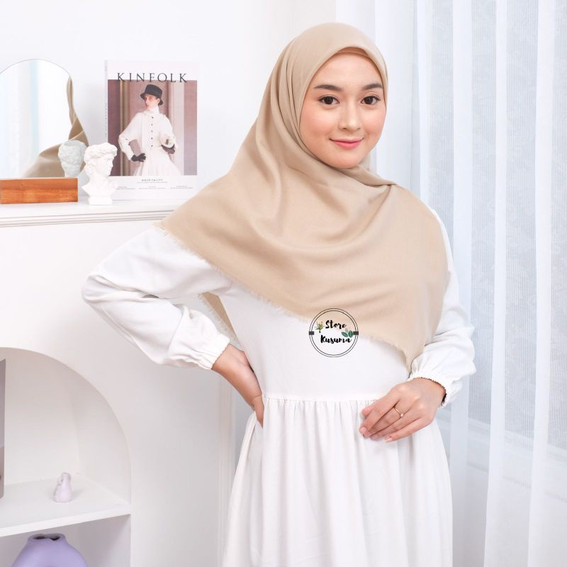 Jilbab Segiempat Katun Rawis/Rawis Segiempat