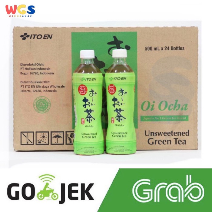 ItoEn - Ito En Japanese Green Tea 24 btl x 500ml - Khusus Gojek - Grab