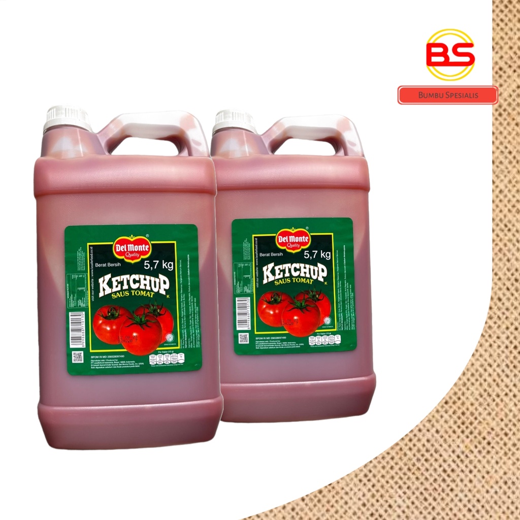 Delmonte Tomato Drigen / Saus Tomat / Tomato Sauce / Saos Tomat Del Monte 5,7 kg