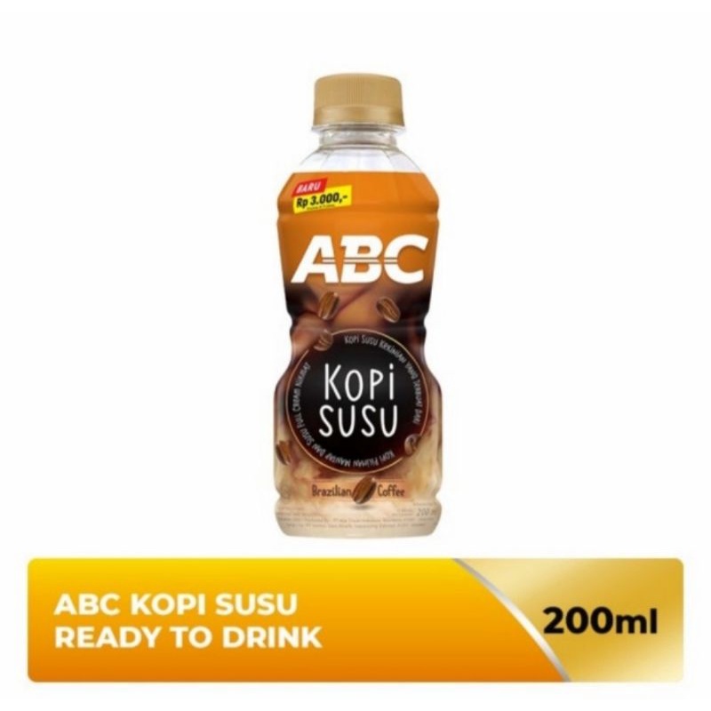 

ABC Kopi Susu Ready To Drink 200 ml Kopi ABC