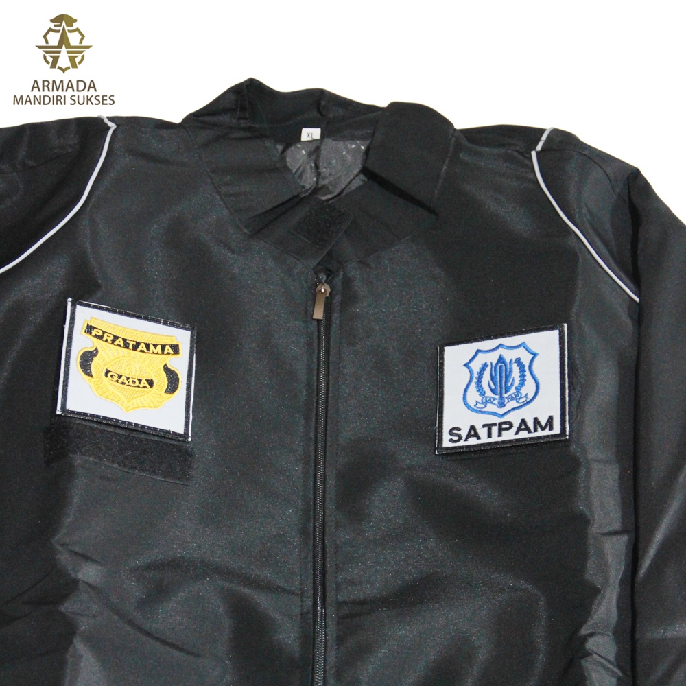 Jaket Security Taslan Velcro - Jaket Satpam Taslan