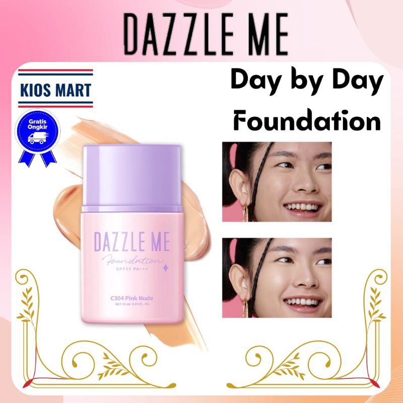 Dazzle Me Day By Day Foundation | Full Coverage Oil Control Long Lasting Makeup SPF 25 PA+++