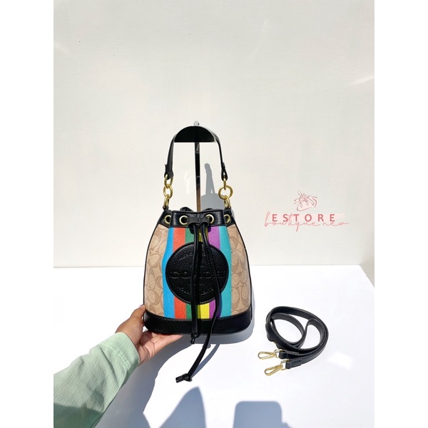 New Ch Drawstring Bucket Shoulderbag