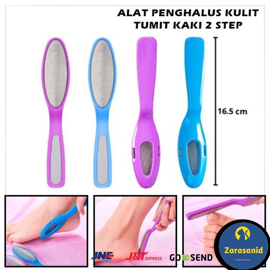 Alat Penghalus Tumit Kaki 2 Step Calluses Remover Pengangkat Sel Kulit Praktis