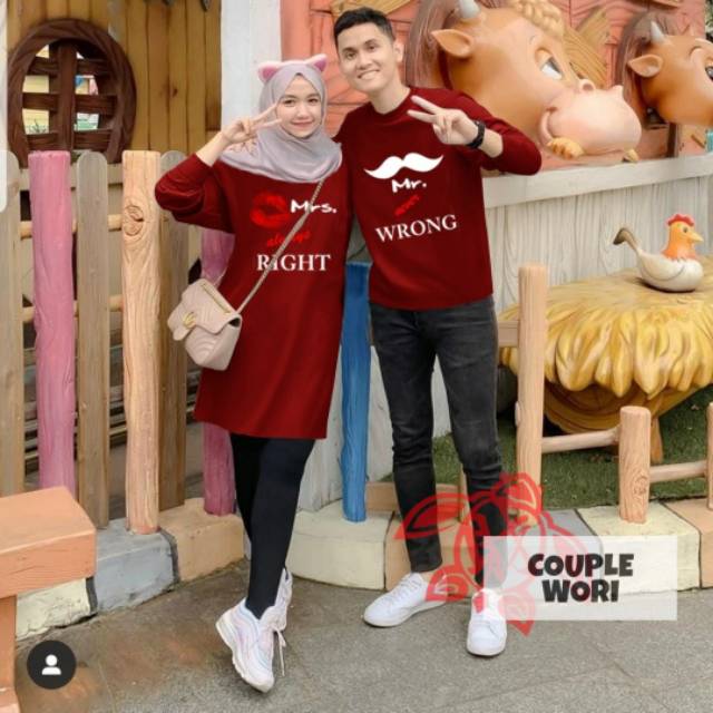 COD COUPLE  ATASAN FASHION MUSLIM MODEL CP WORI