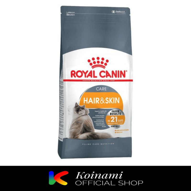 RC HAIR SKIN CARE 2 KG / Royal canin cat hair and skin / cat food / dry