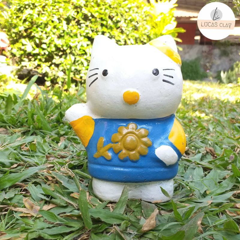 Celengan Hello Kitty - Souvenir Gerabah Unik