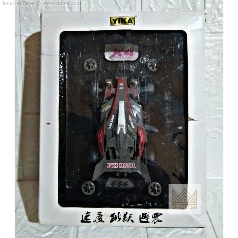 Tamiya Yika Avante MK III Abu-abu merah