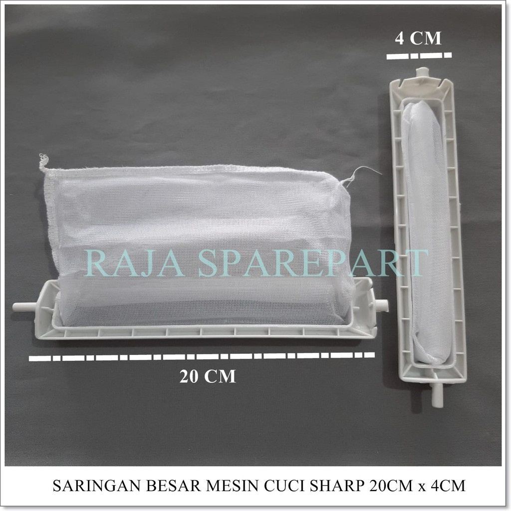 Saringan / Filter Mesin Cuci Sharp 2 Tabung 20cm x 4cm SBSB