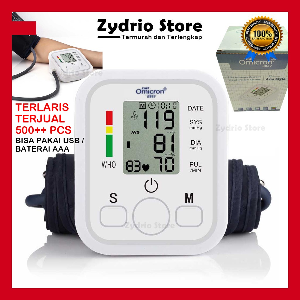 Tensimeter Digital Static SYS DIA PUL - Pengukur Tekanan Darah Tensi