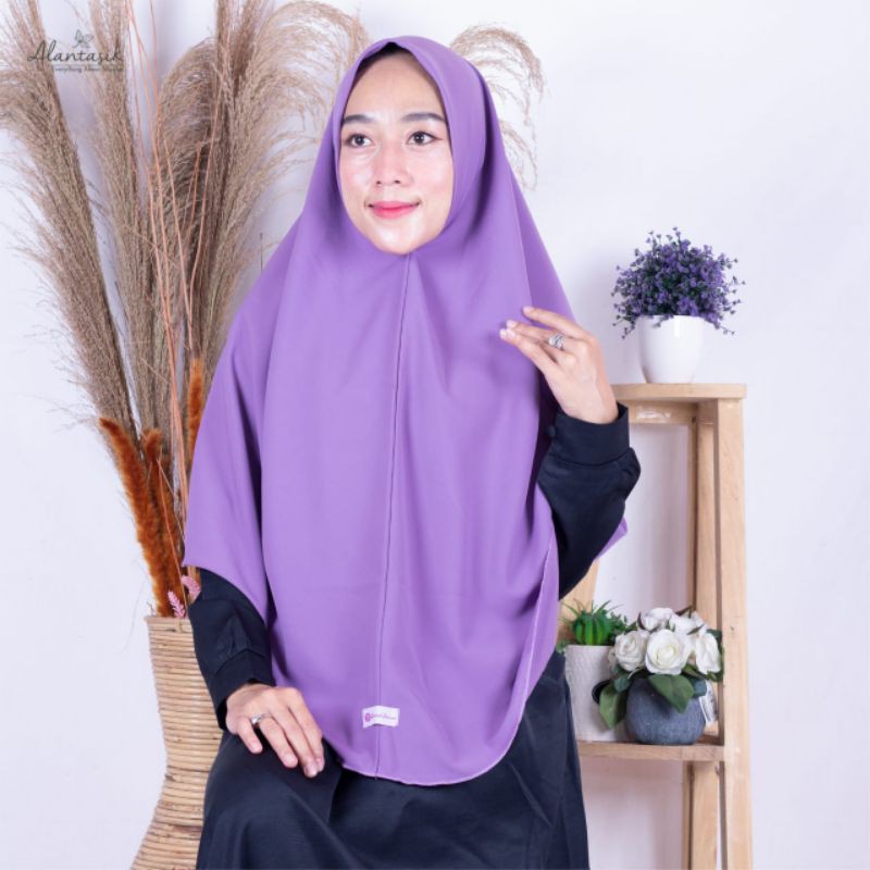 ALANTASIK - Jilbab Segiempat Instan Maroko /  TUDUNG BAWAL LABUH BIDANG instan Bolbal R.5