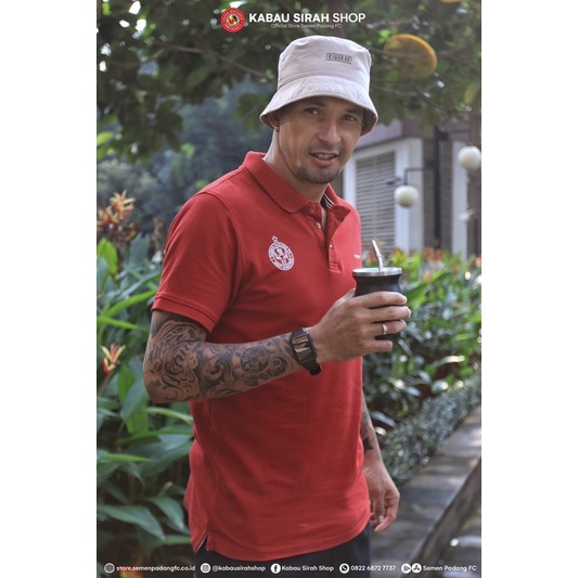 Polo shirt Official Semen Padang FC 2022 by Oxygen Denim