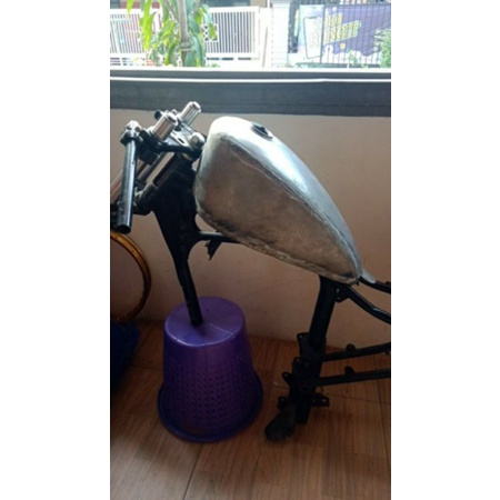 tangki sporter cembung polos brastyle scramberl copper bobber