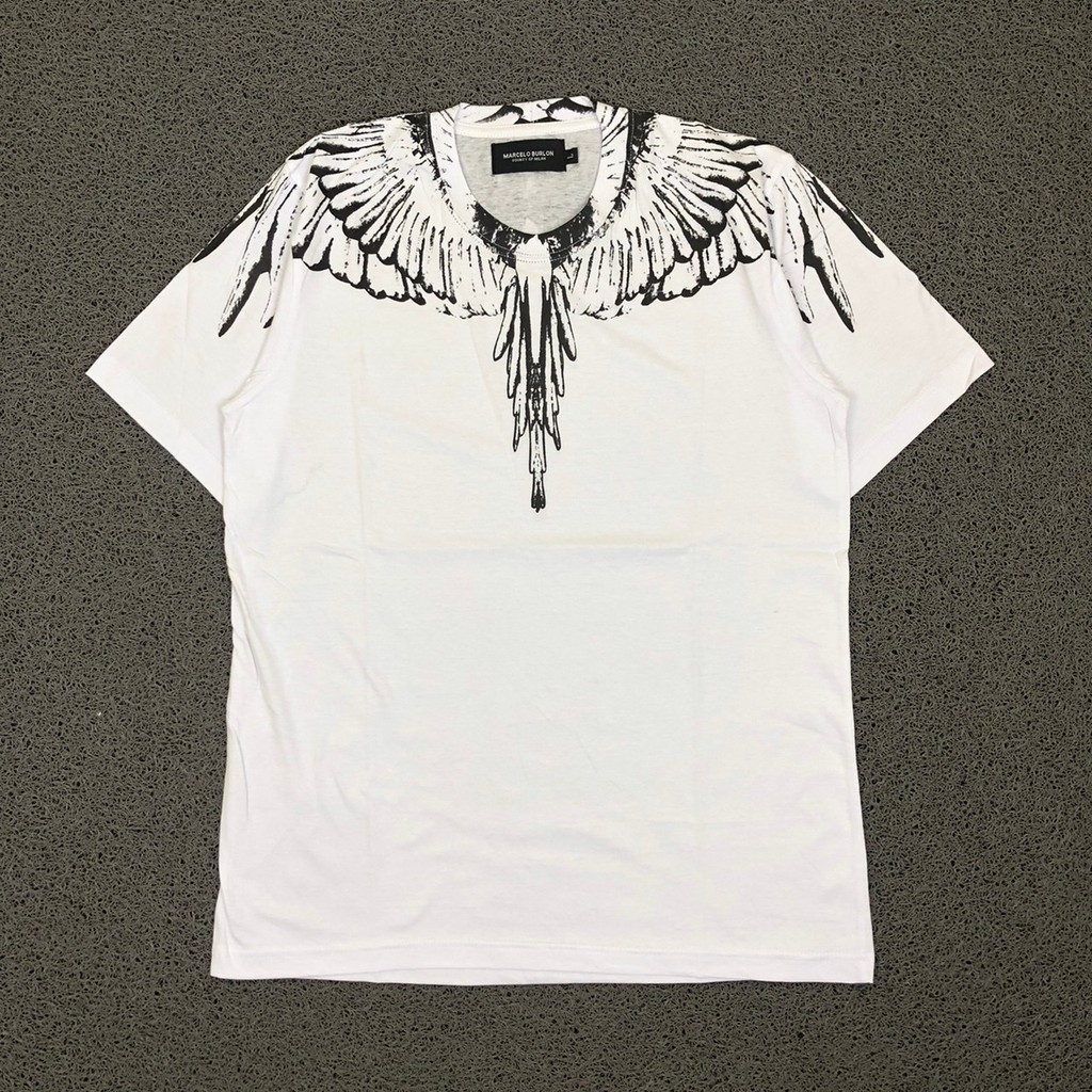Kaos Tshirt Tee Marcelo Burlon Wings Putih