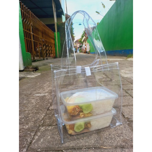

Tas Transparan READY STOK 20×15×20 KFC