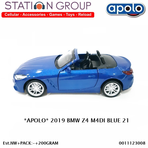 APOLO 2019 BMW Z4 M4DI BLUE 21 - DIECAST