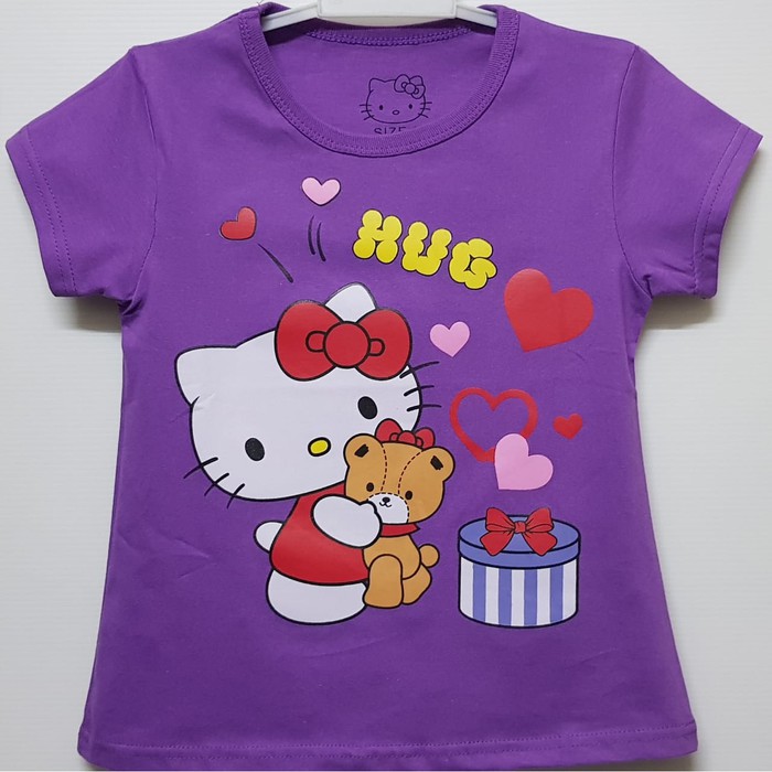 Kaos  Bayi Anak  1 10 tahun Hello  Kitty  Banana Pink 