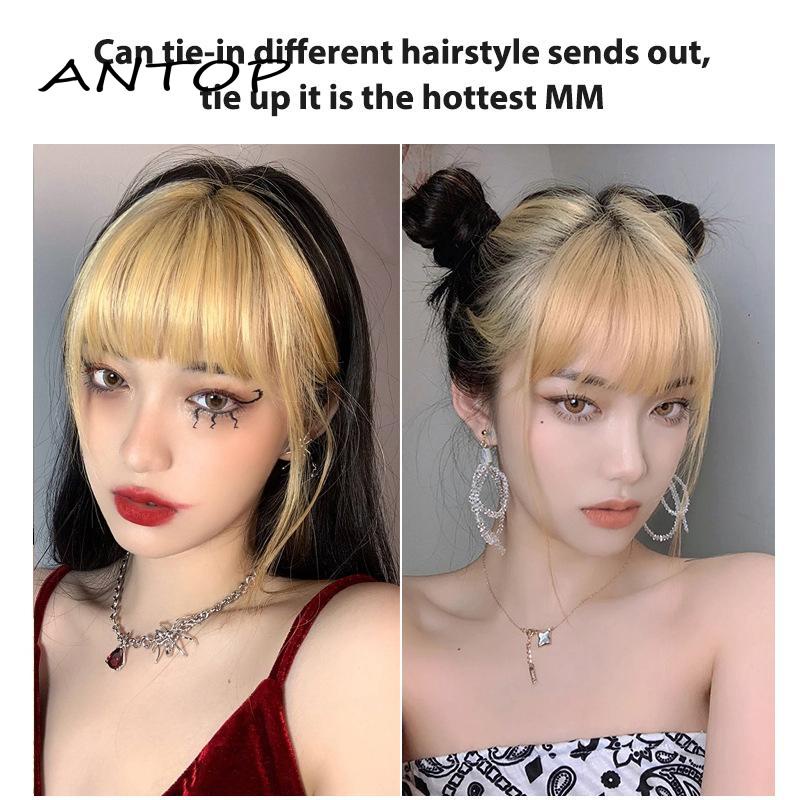 Patch Wig Poni Palsu Bahan Breathable Untuk Wanita