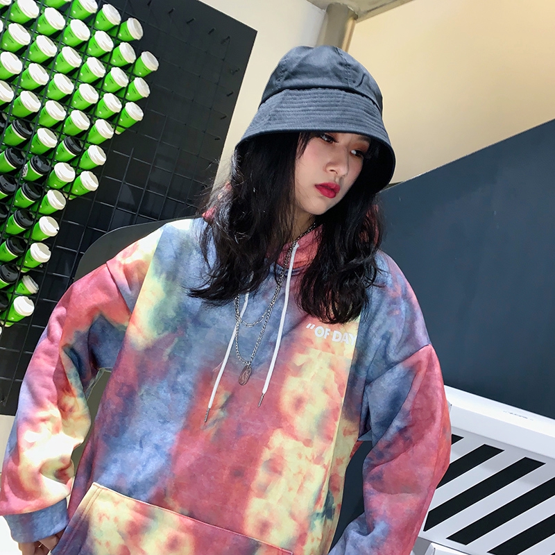 tie dye hoodie shopee