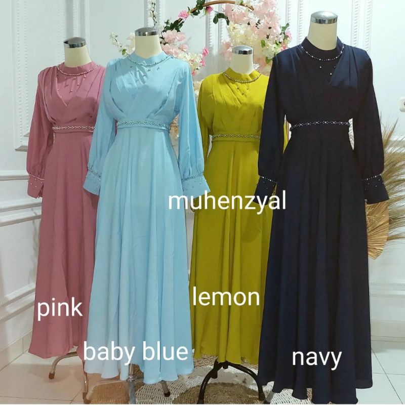 achantha dress-terbaru-simpel dress-baju muslimah