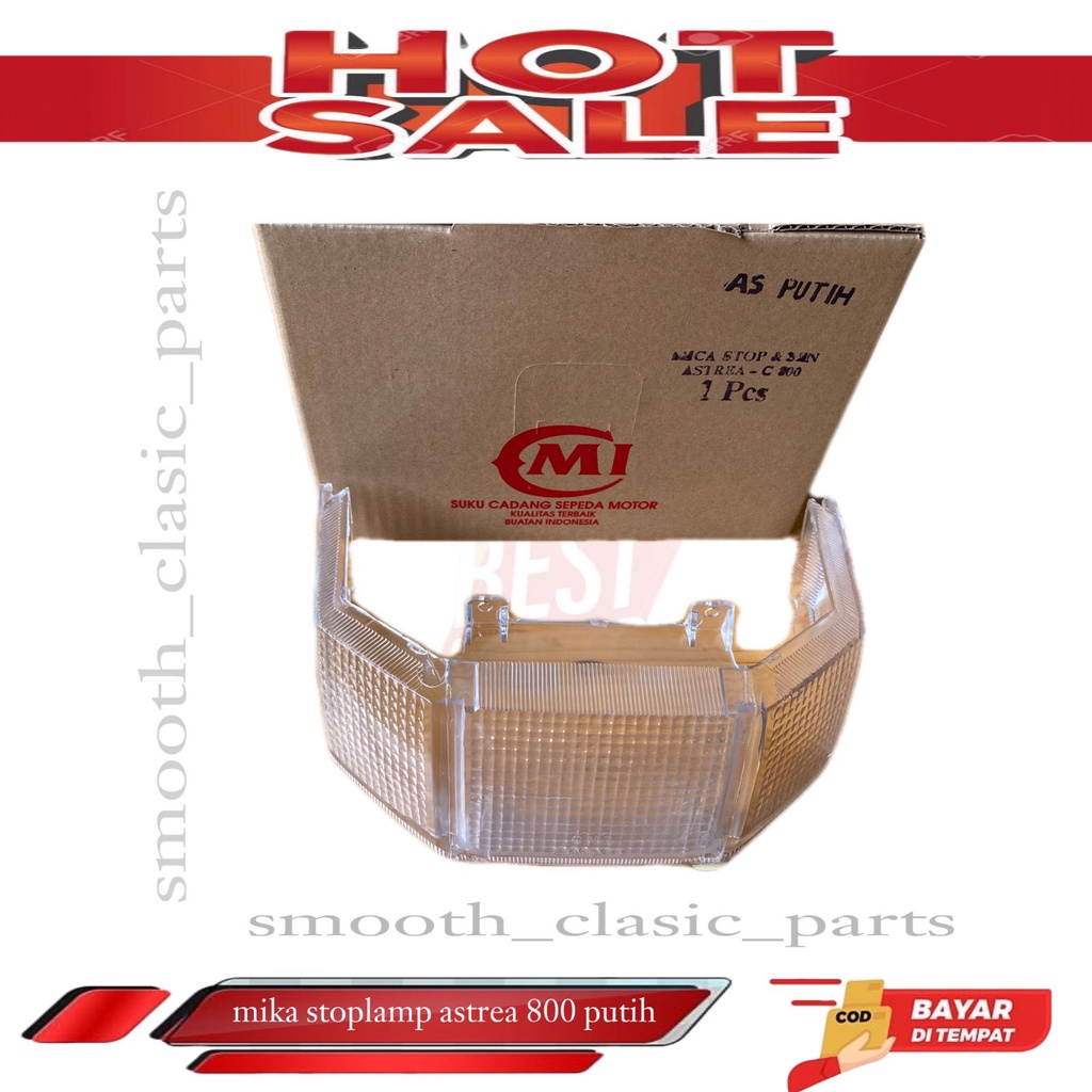 Mika Lampu Stop Belakang Honda Astrea 800 High Mika Stop Astrea Quality Putih