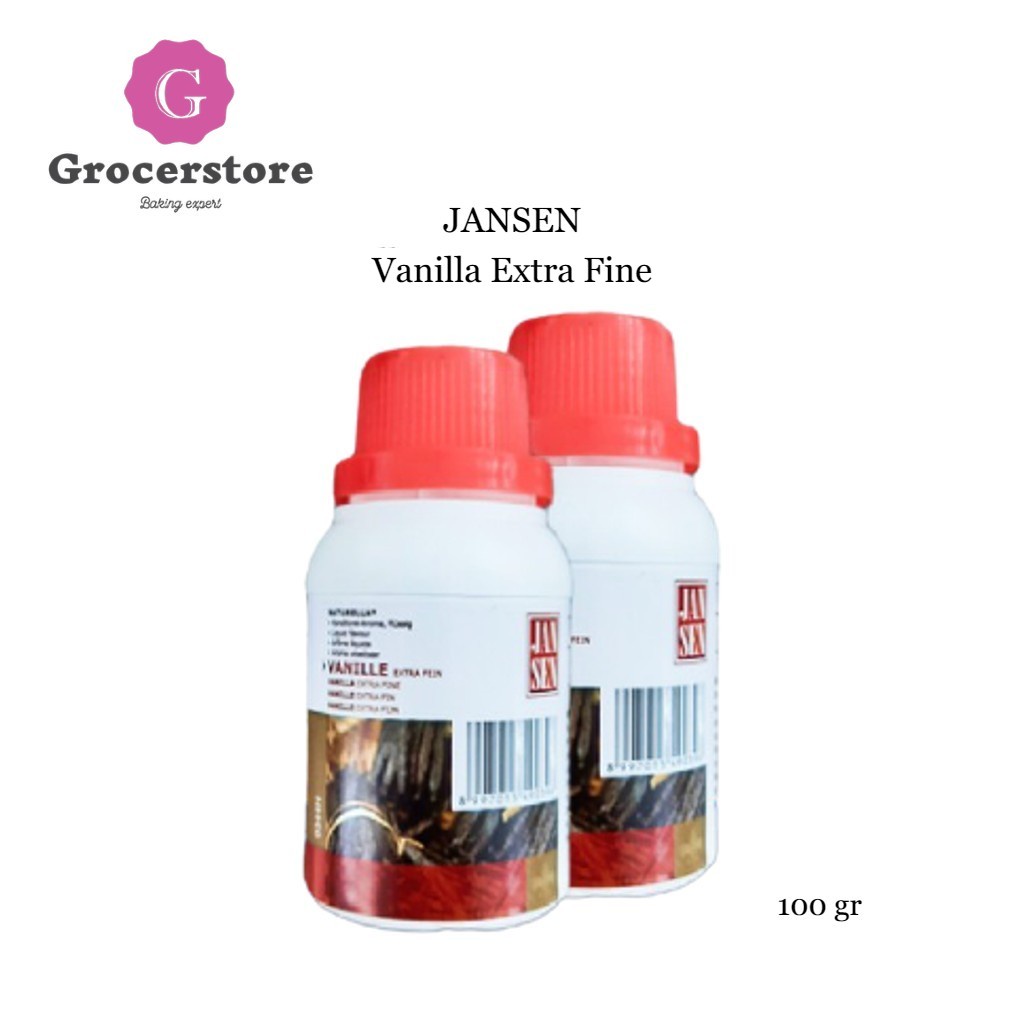 

Jansen Vanilla Extract / Ekstrak / Extra Fine / Perisa Vanilla 100 gr