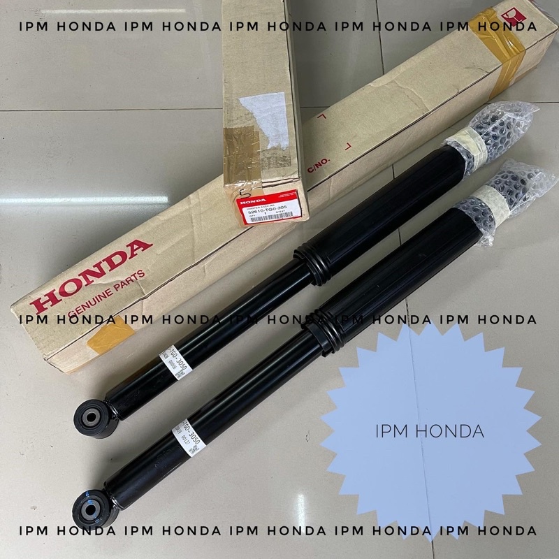 Original TG0 Shock Breaker Absorber Belakang SET Kanan dan Kiri Honda Jazz S RS GE8 City GM2 IVTEC 2009 2010 2011 2012 2013