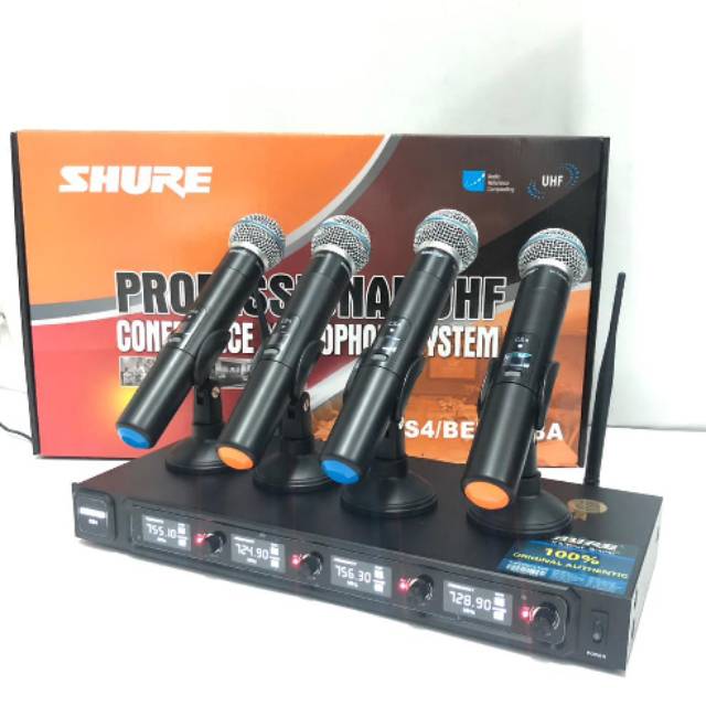 Mic Wireless Shure CS4 Beta 58 Handheld Shure CS 4 Mic