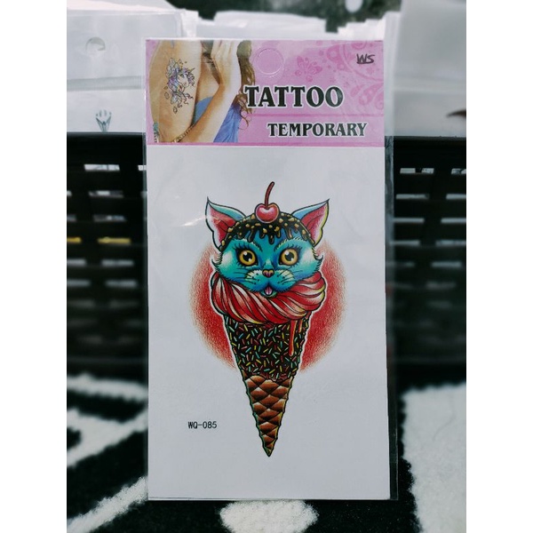 Tatto temporary pink lucu cute imut premium model WQ