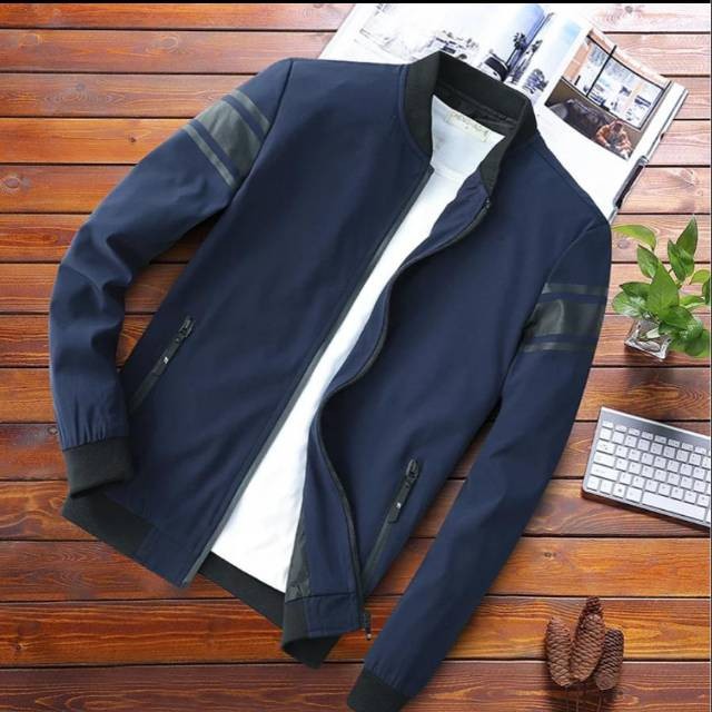 Jaket Pria Parasut Taslan Model Korea