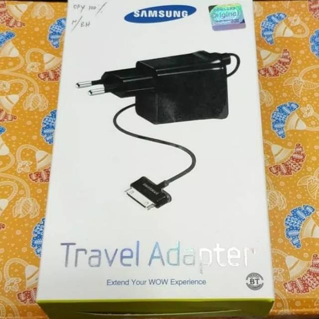 Charger Samsung tablet p1000 original 100% model lebar casan carger ori 100% p3100 mantap murah