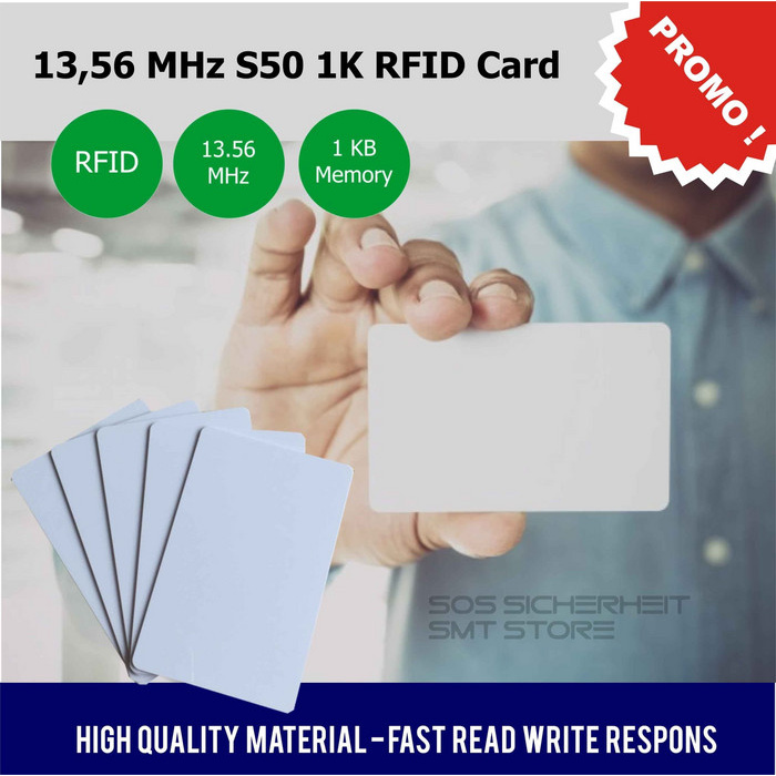 

A81Duya Kartu Rfid Card 13.56 Mhz S50 1K / 13,56 Mhz Smart Card As71S0D
