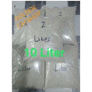 PROMOO!!! 10 LITER PASIR KUCING GUMPAL WANGI (KEMASAN REPACK) 10LITER