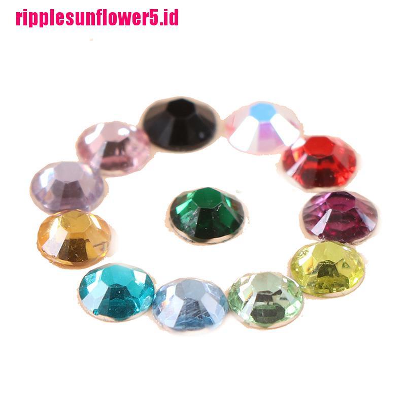 # Kaos T-Shirt Wanita Lengan Pendek Motif Print #1000pcs Kristal Berlian Imitasi AB Jelly Flatback Ukuran 5mm