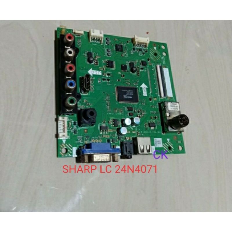 MB TV SHARP LC-24N4071 MAINBOARD TV LCD SHARP LC 24N4071